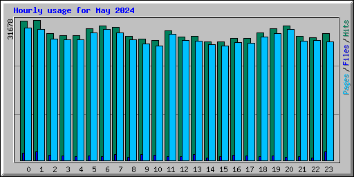 Hourly usage for May 2024